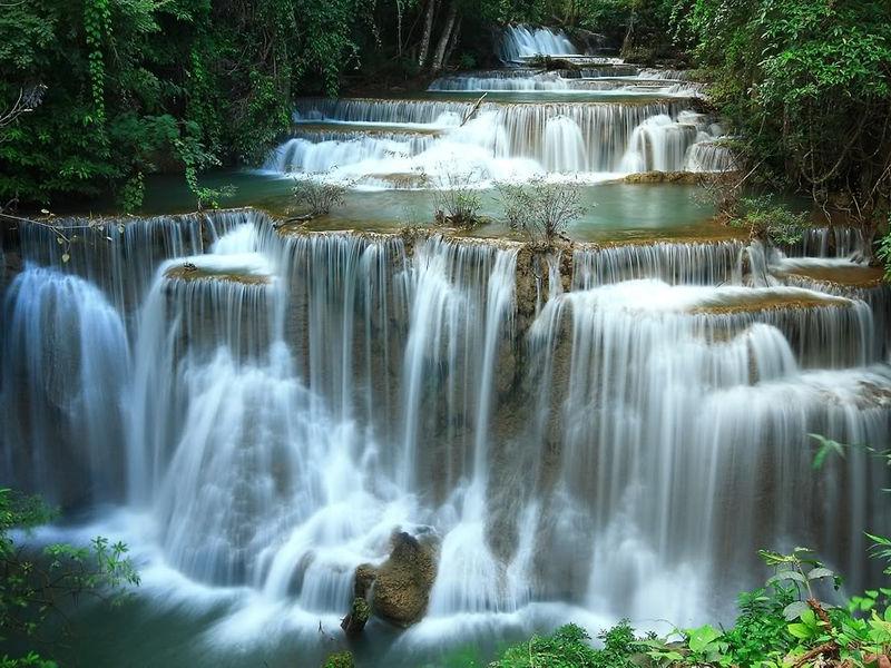 Huai Mae Khamin Waterfall