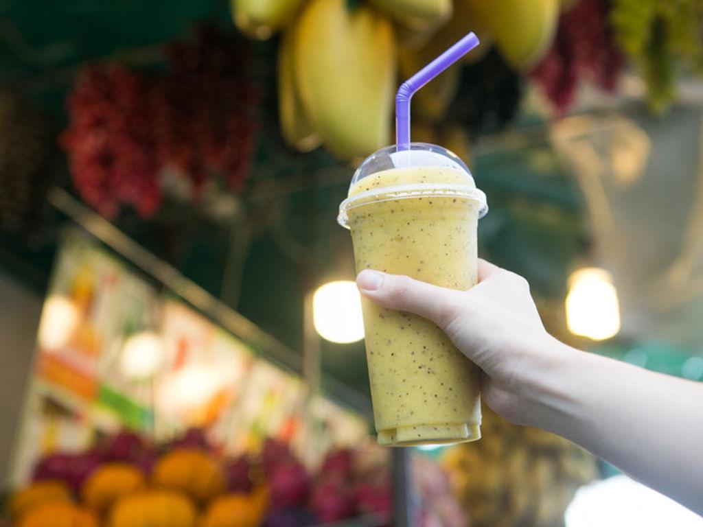 Fruit smoothie shop, Khao San Road