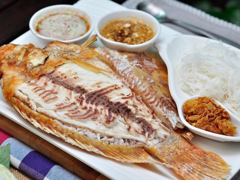 Spicy grilled fish