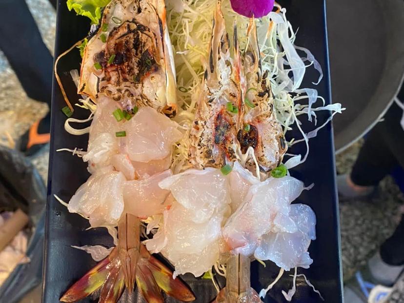 Fragrant squid beached in Pattaya