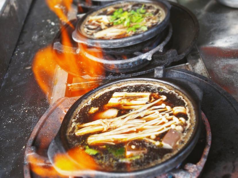 Cook Chai Dim Sum Noodles in Gravy with Snapper Fish