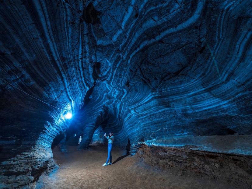 blue cave