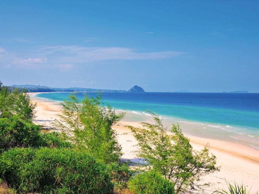 Beautiful sand dune in Chumphon