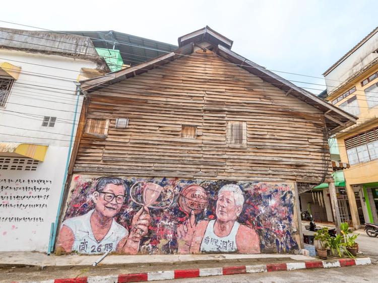 street art painting in Betong