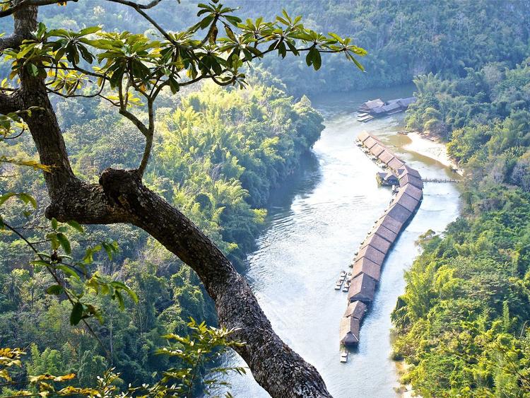 River Kwai Jungle Rafts Floating Hotel